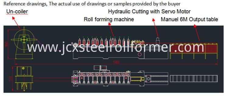 shutter door forming machine